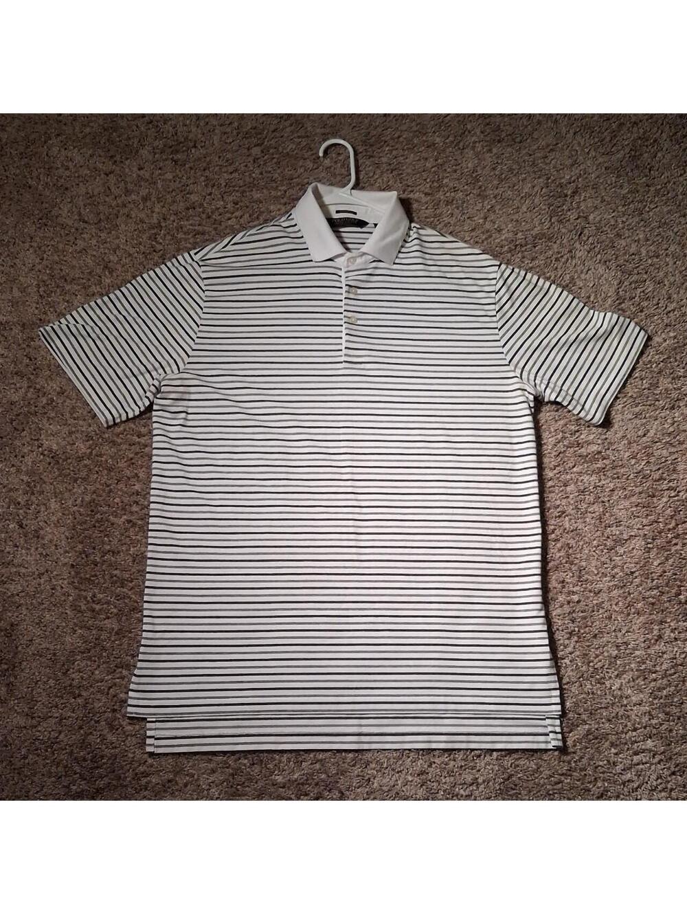 Polo Ralph Lauren Men's White and Multi Polo-shirt